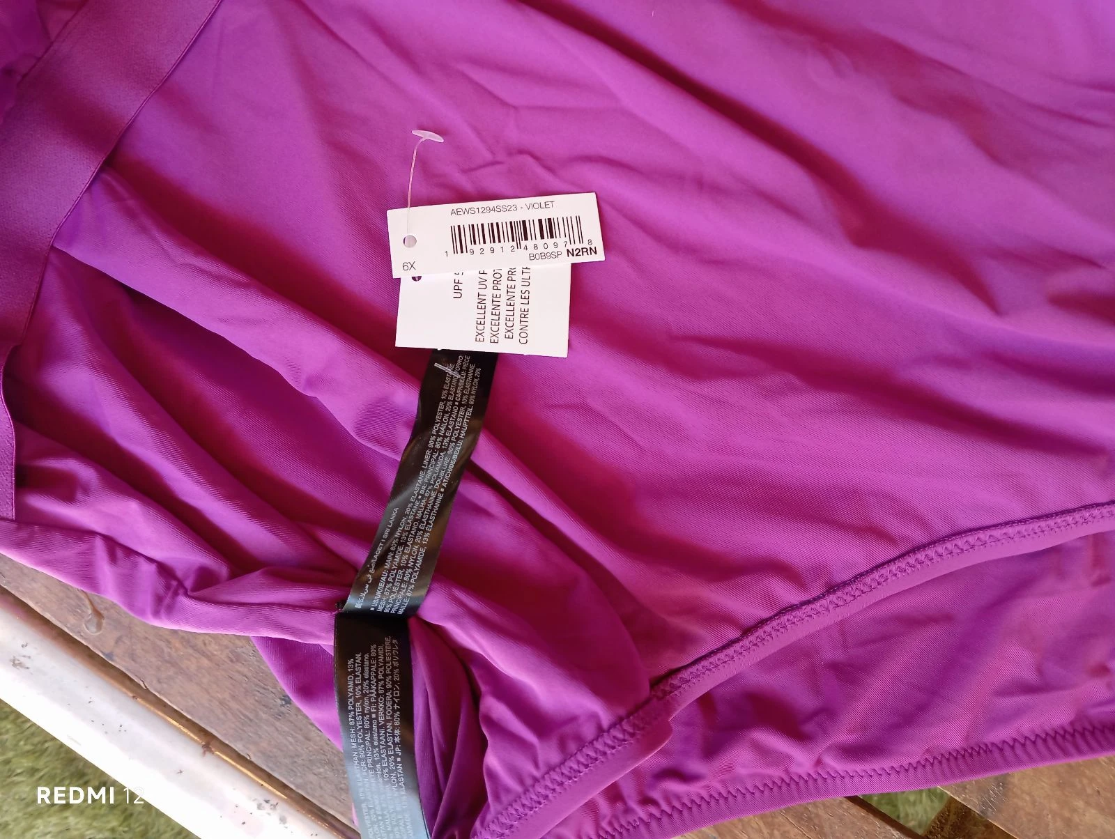 Paars badpak - Maat 6XL – photo 4